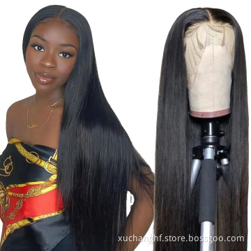 Wholesale Brazilian Virgin Hair Wigs Pre Plucked With Baby Hair HD Transparent Lace Front Wigs For Black Women Human Hair Wigs